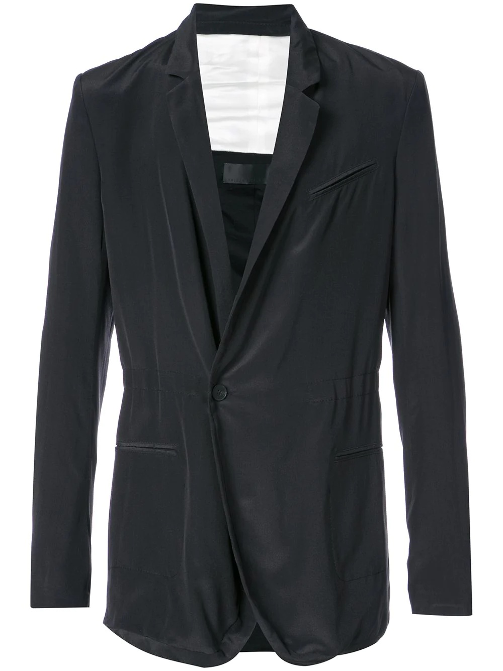 crepe de chine blazer - 1