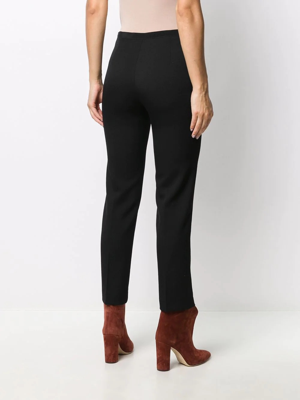 mid-rise slim-fit trousers - 4