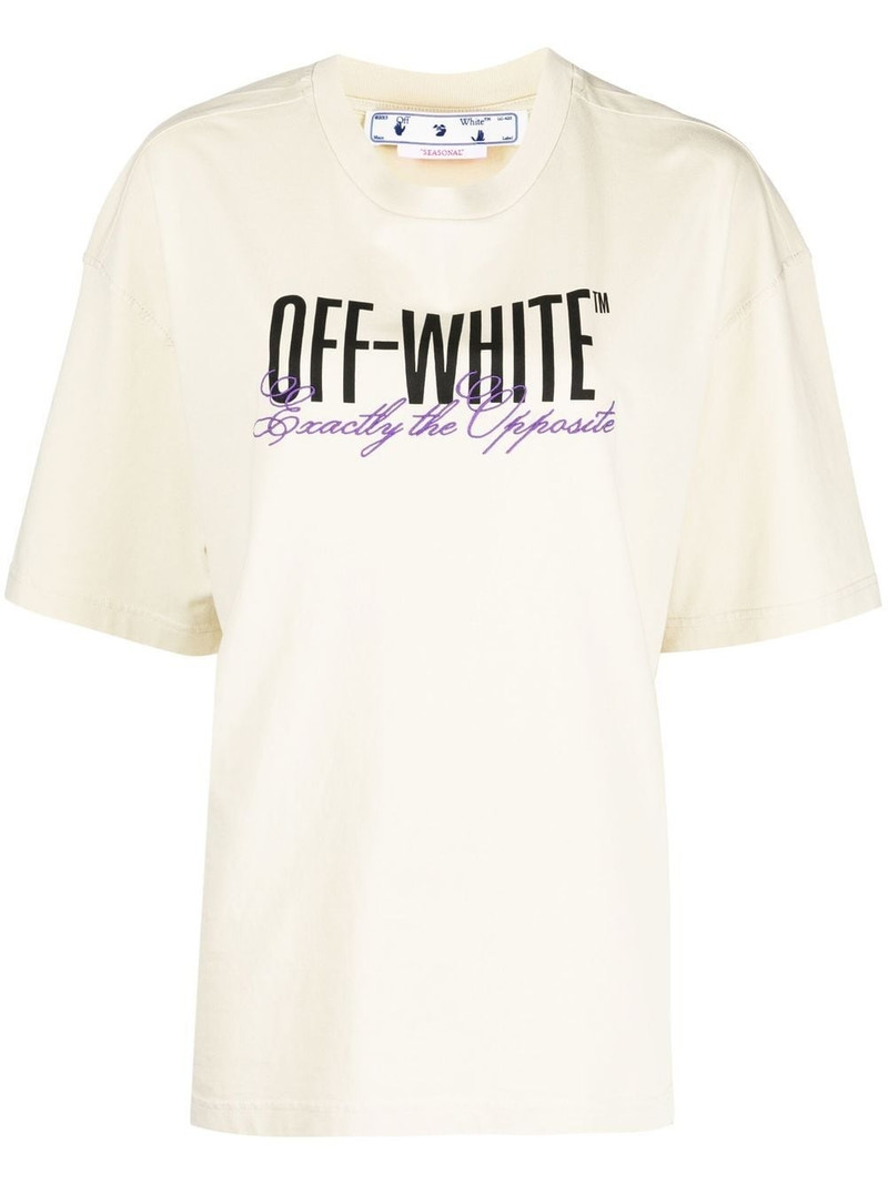 logo-print short-sleeve T-shirt 1