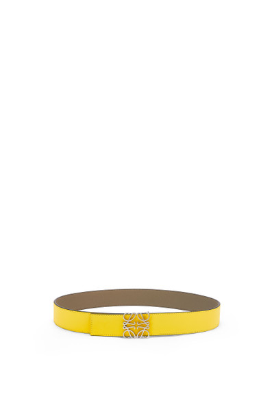 Loewe Anagram belt in soft grained calfskin and smooth calfskin outlook