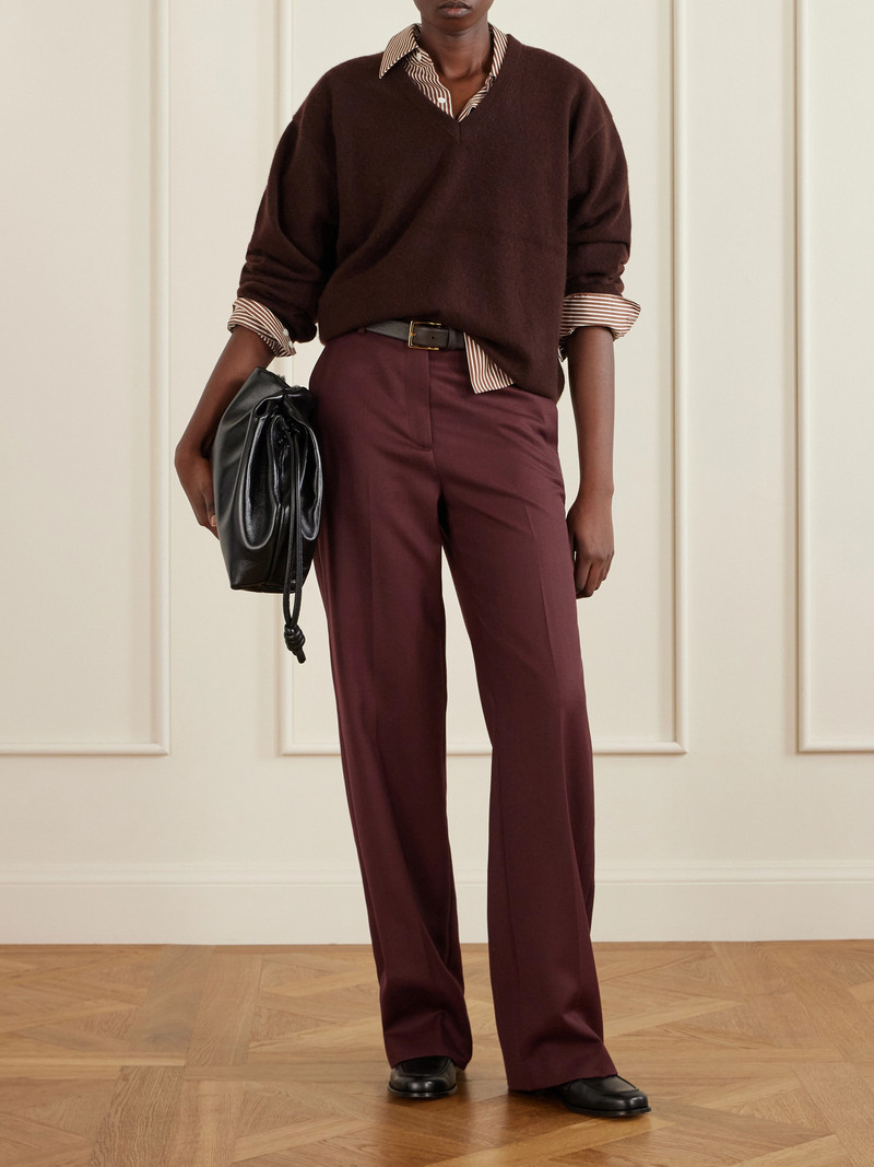 The Frankie Shop Lenora Woven Straight-leg Pants outlook