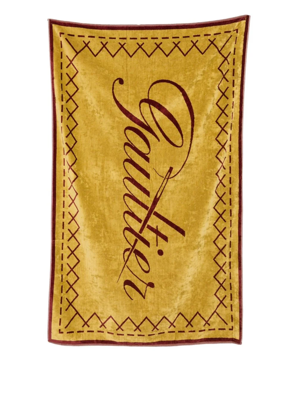 Jacquard border towel beach - 1