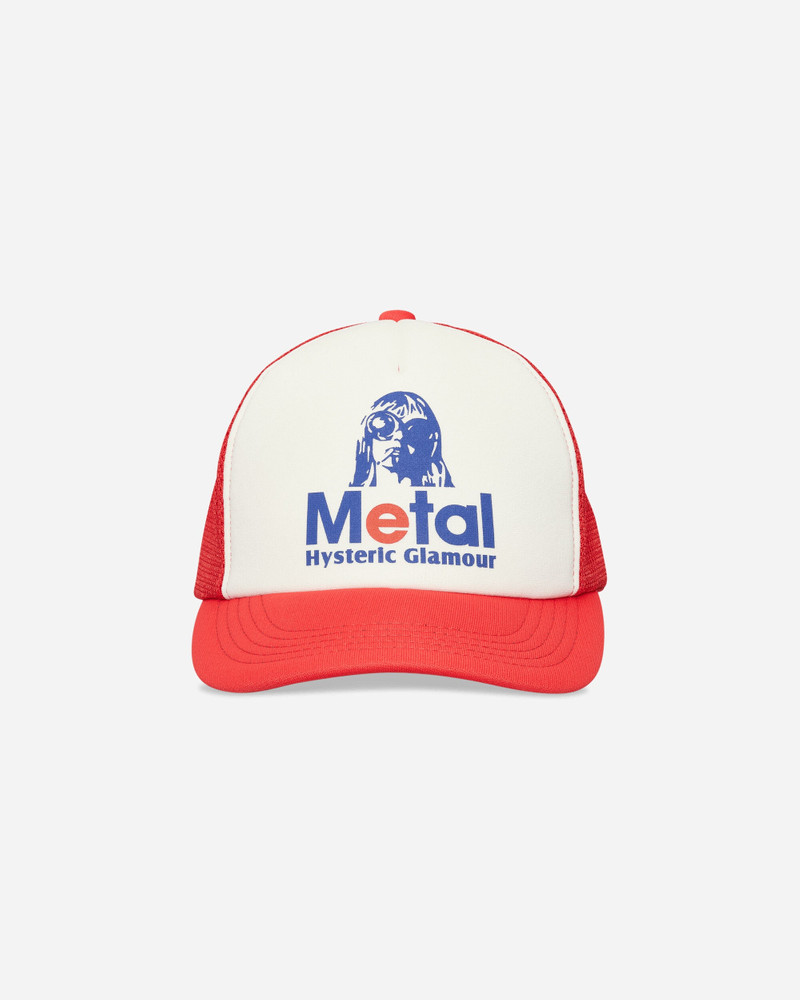 Hysteric Glamour Metal Woman Mesh Cap Red outlook