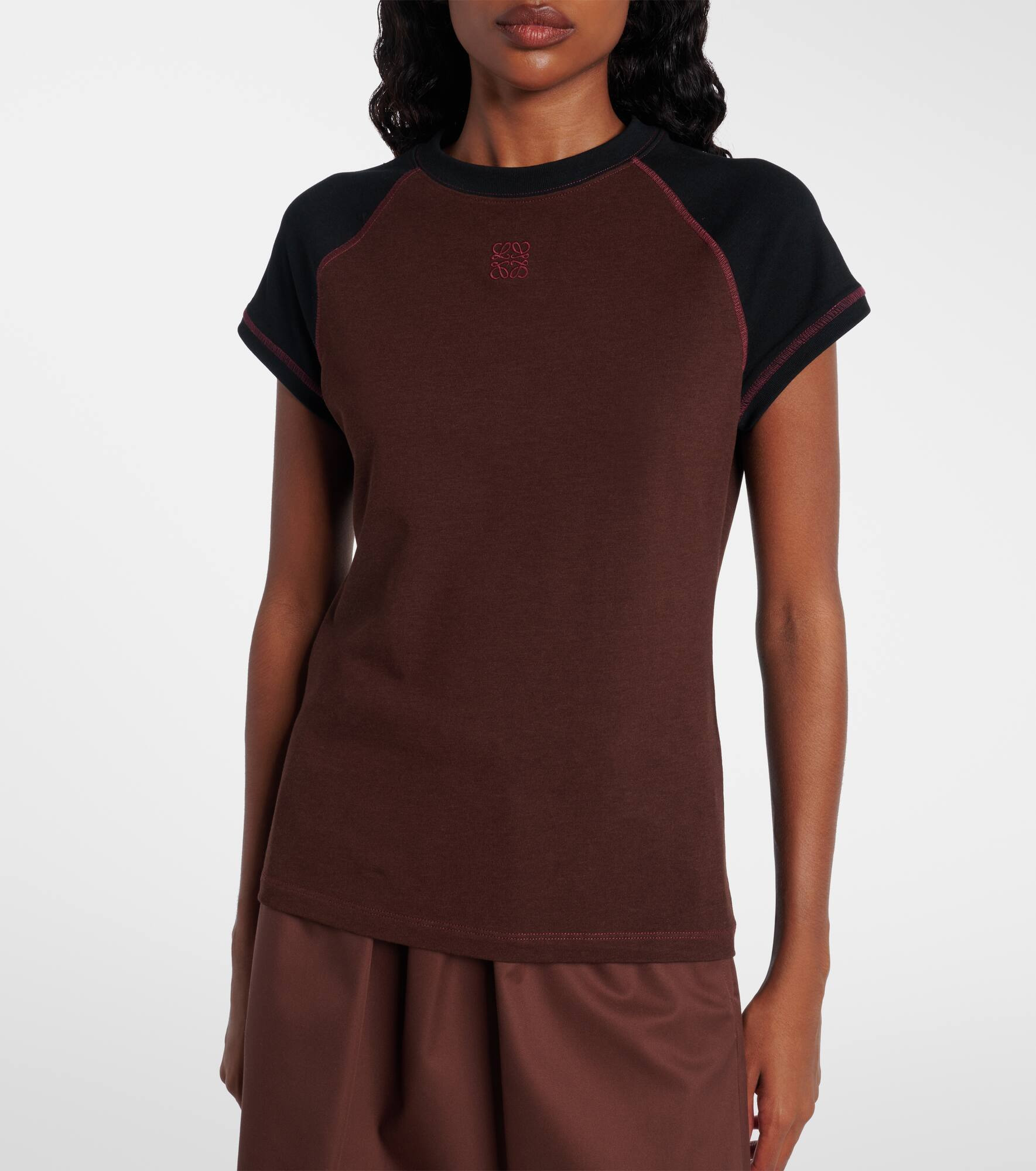 Cotton-blend T-shirt - 5