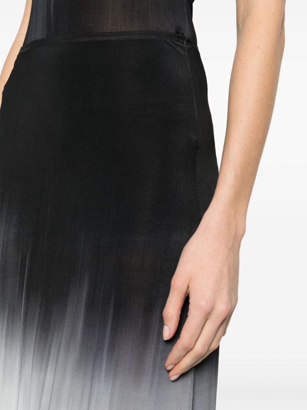 ombrÃ©-effect sleeveless dress - 6
