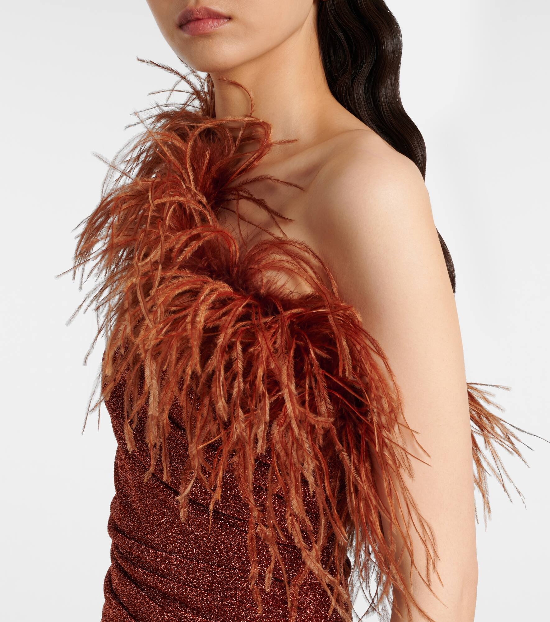 Lumière Plumage maxi dress - 4
