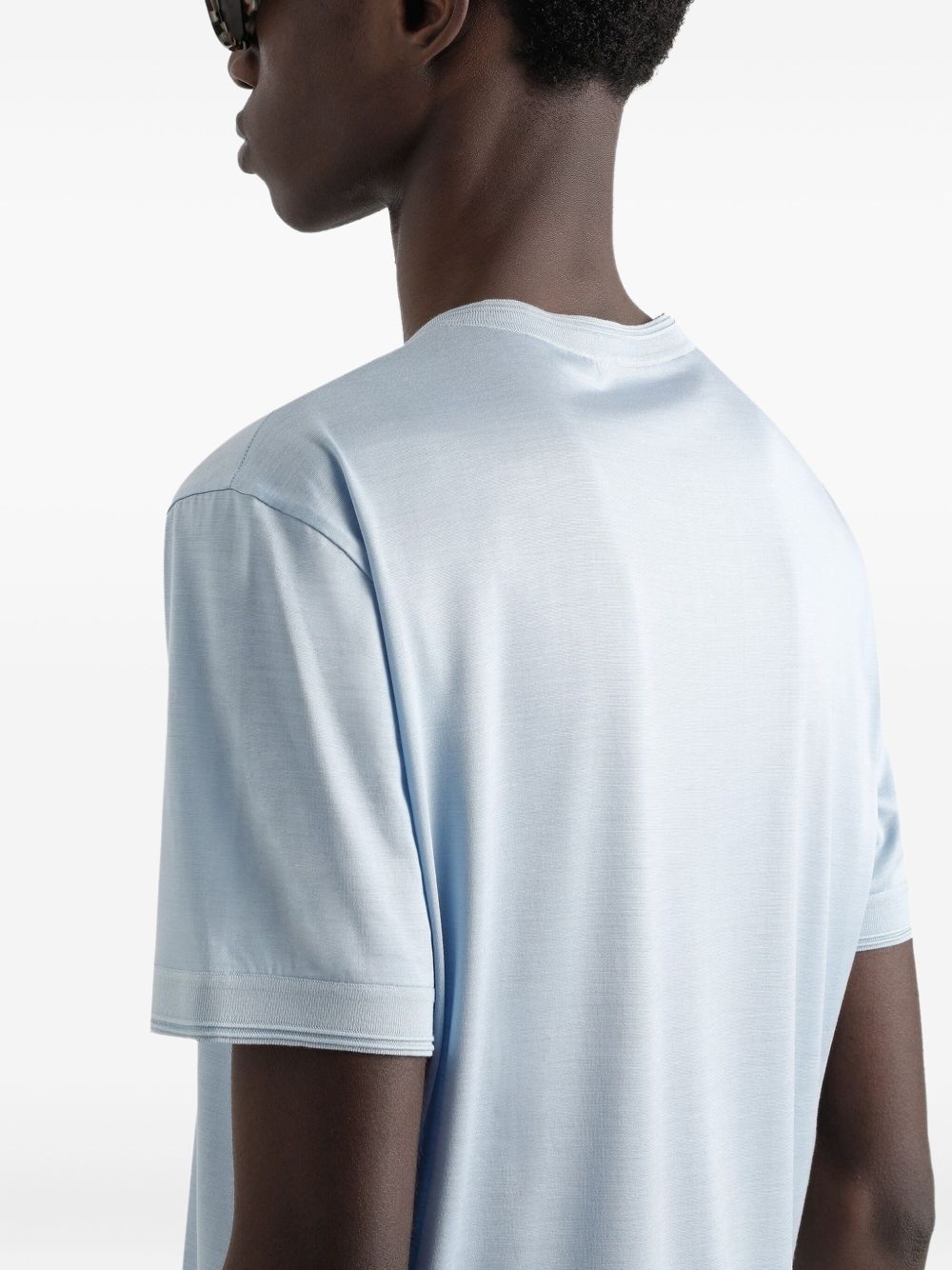 silk t-shirt - 5