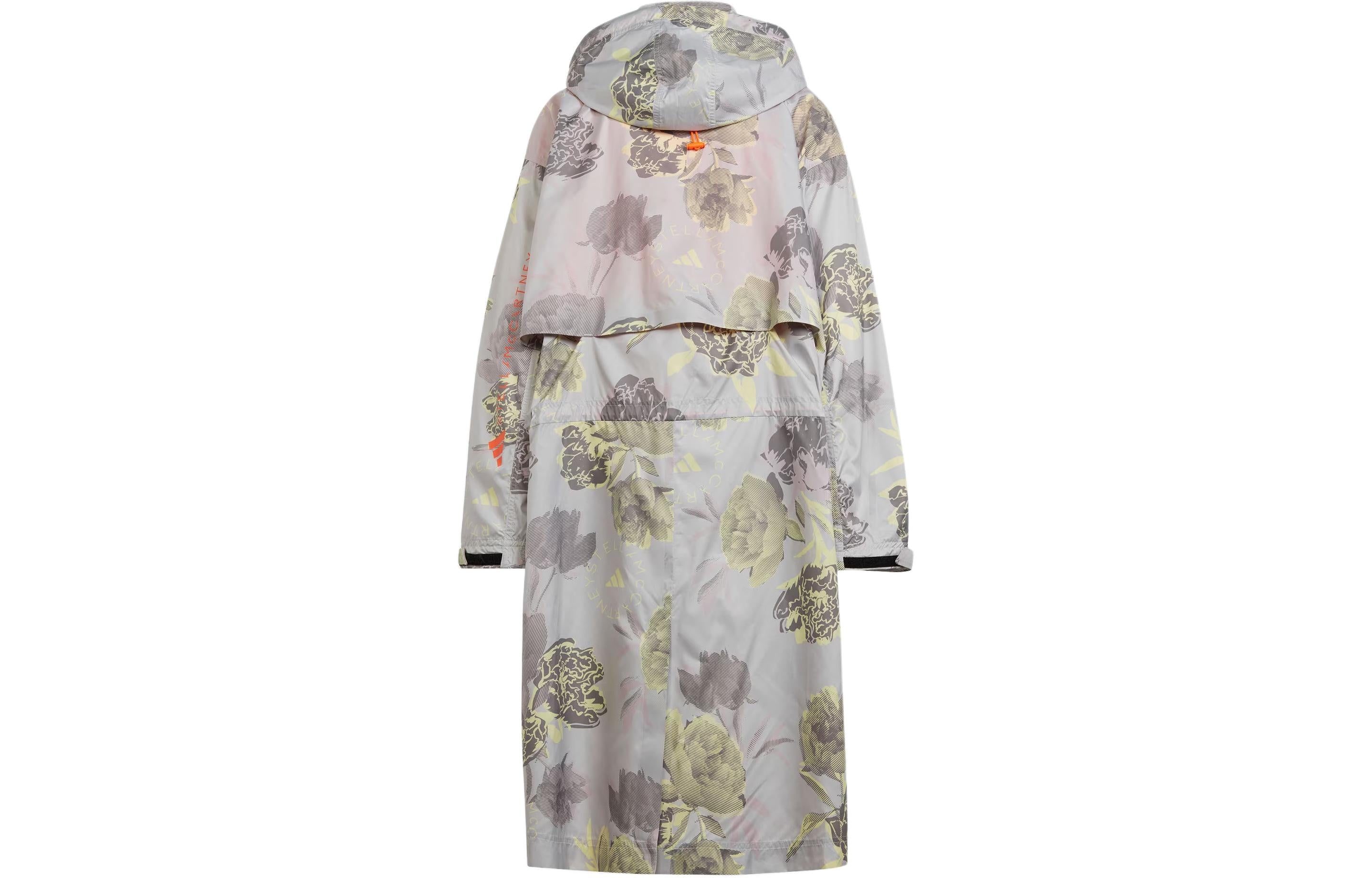 (WMNS) adidas By Stella McCartney Sportswear Long Parka 'Grey Orange' IN3635 - 3