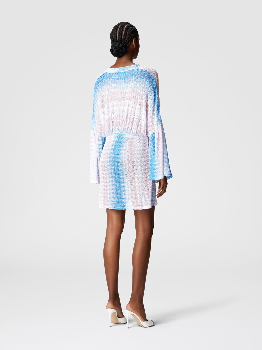 Short cover-up with dégradé lace - 3