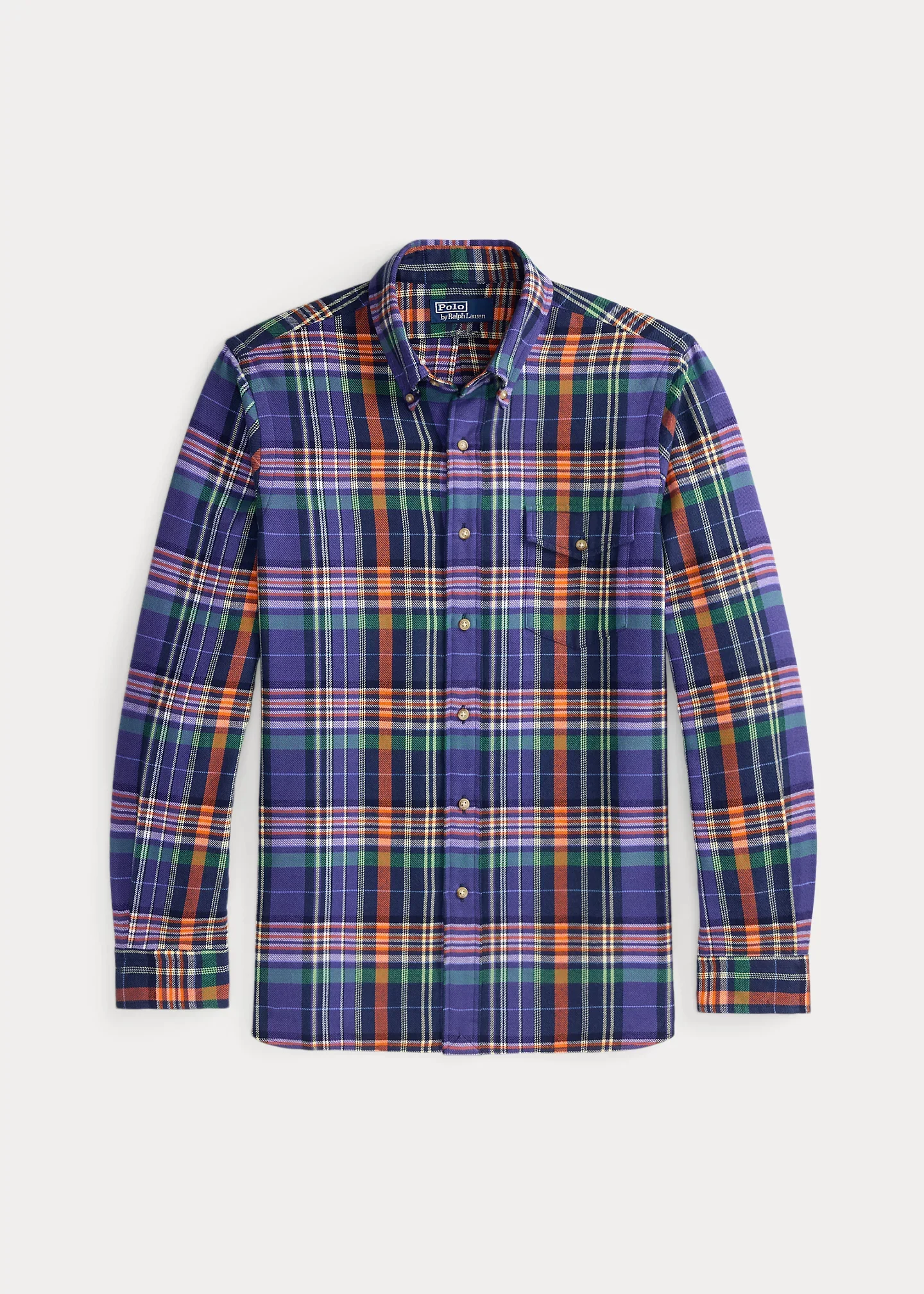 Classic Fit Plaid Twill Shirt - 1