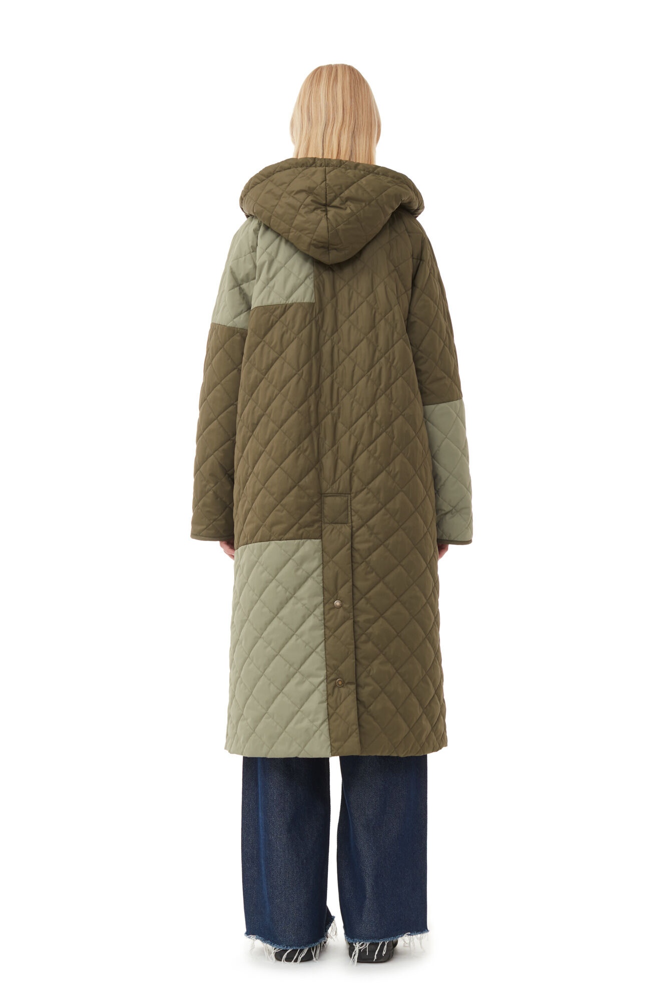 GANNI X BARBOUR BURGHLEY QUILTED JACKET - 6