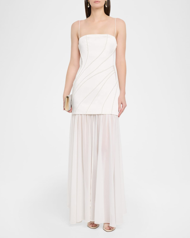 SIGNIFICANT OTHER Gaia Beaded Maxi Dress outlook