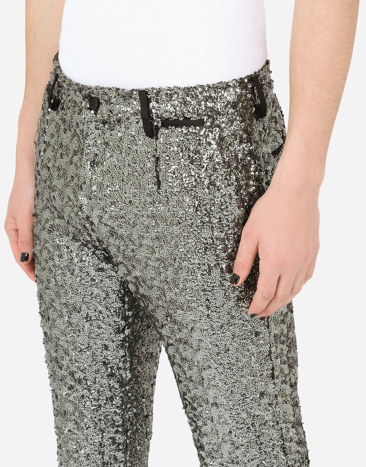 Tailored sequined pants - 4