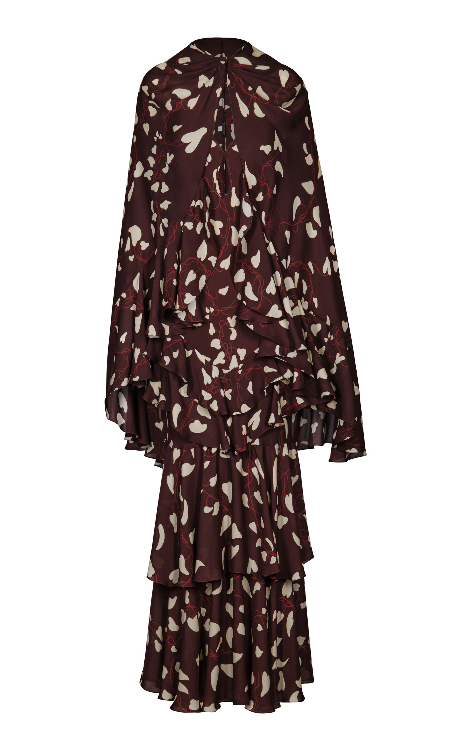 Reinterpretation Silk Maxi Dress brown - 5