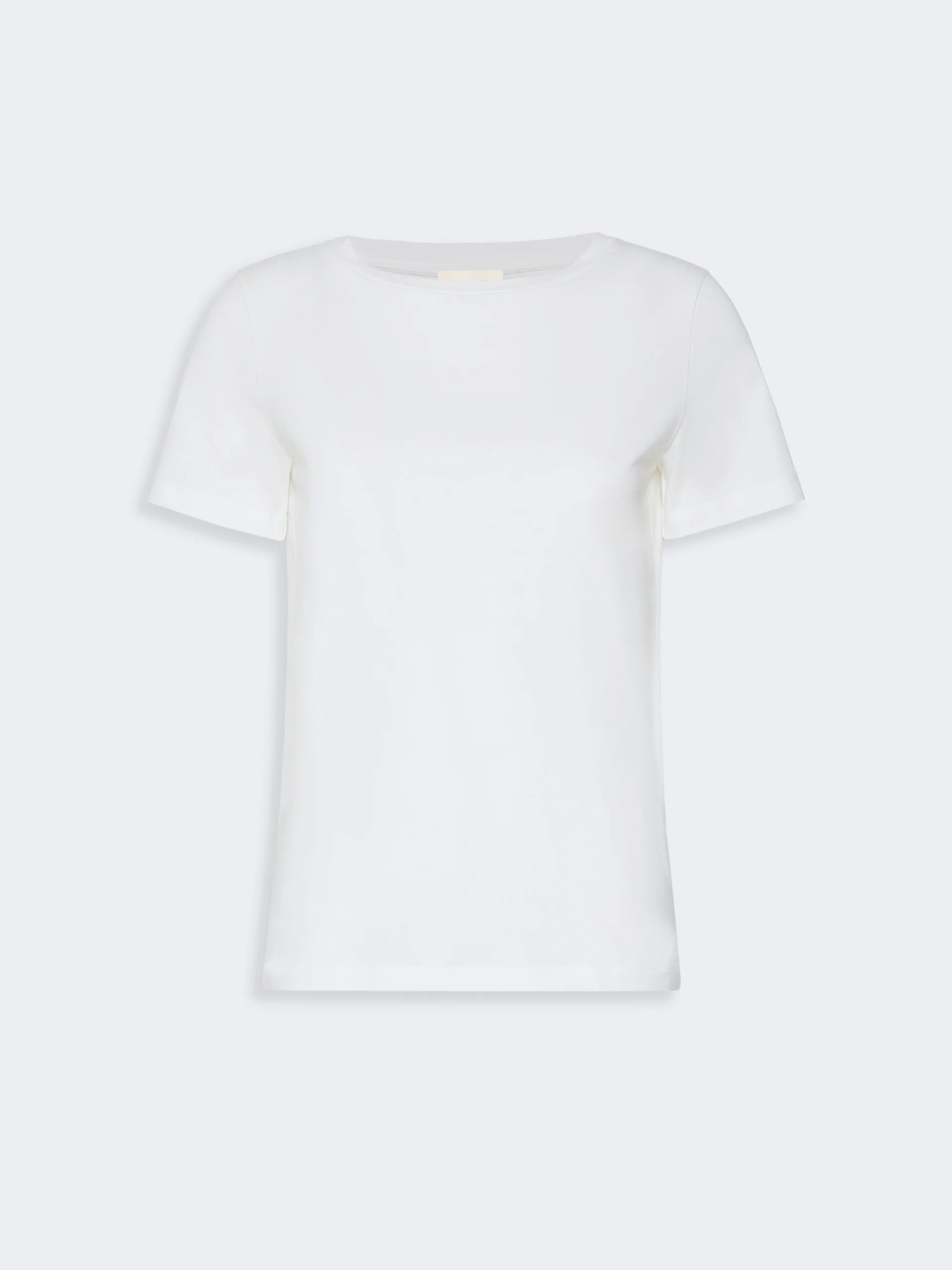 MULTIB Stretch jersey basic T-shirt - WHITE - 1