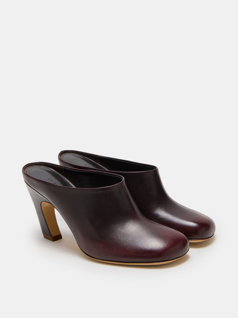 LE MONDE BÉRYL Mica Mule / Bordeaux Leather outlook