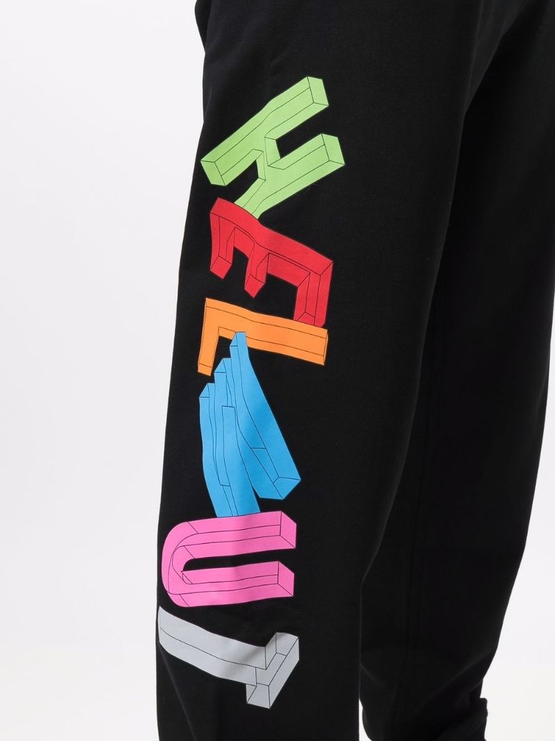 3D logo track pants - 5