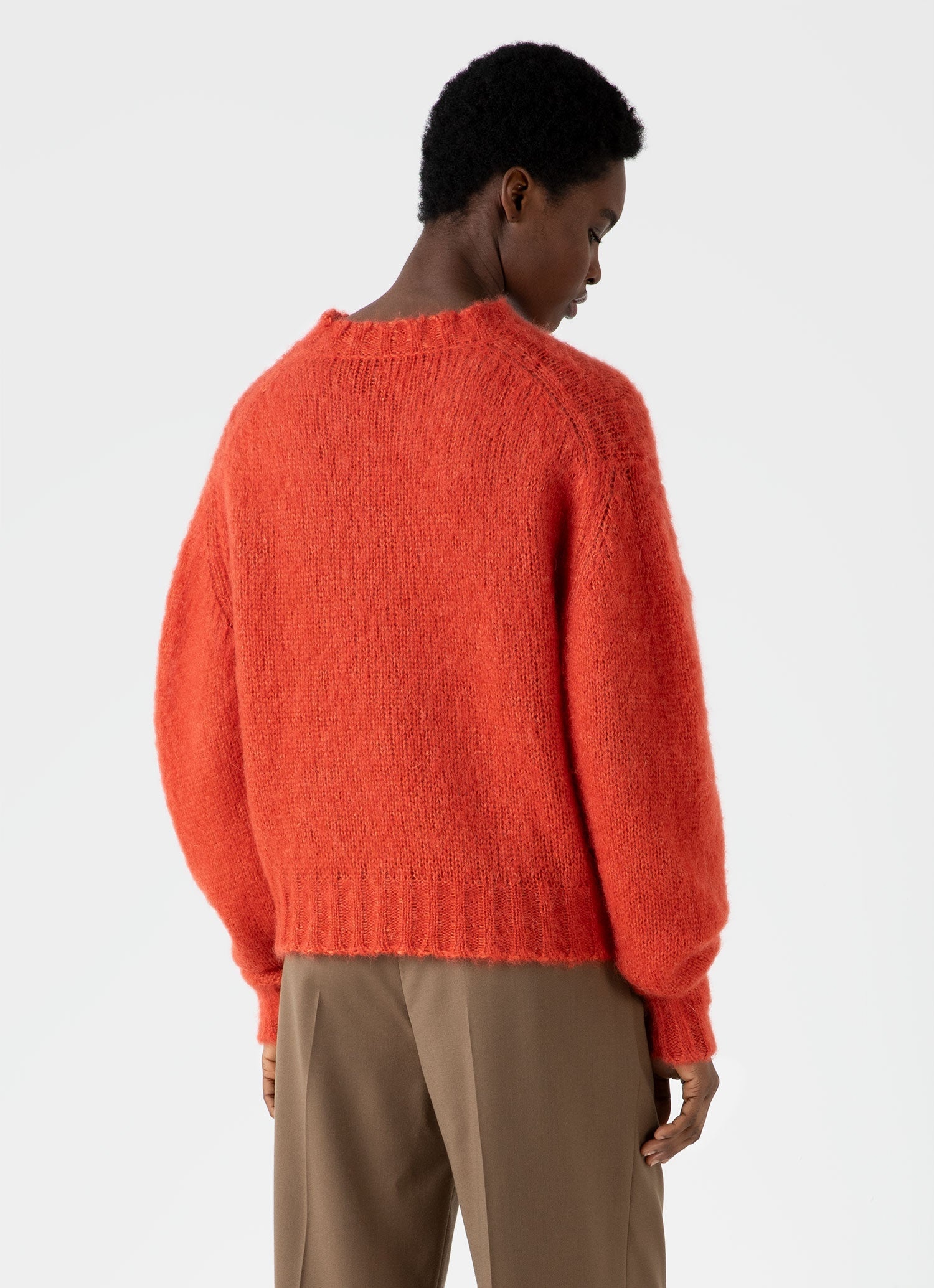 Mohair Silk Crew Neck Jumper - 4