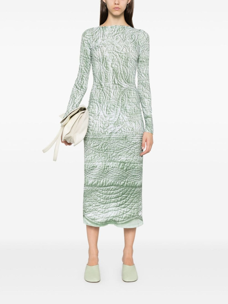 MM6 Maison Margiela Iguana midi dress outlook