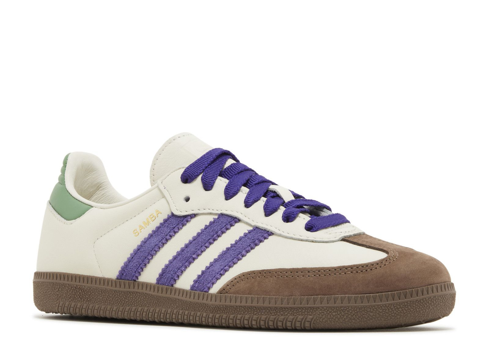 WMNS SAMBA OG 'OFF WHITE PURPLE GREEN' - 2