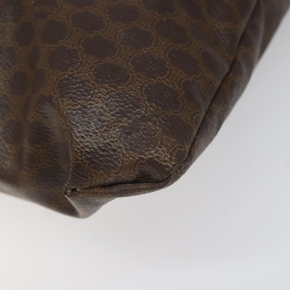 CELINE Macadam Canvas Tote Bag Pvc Brown - 13
