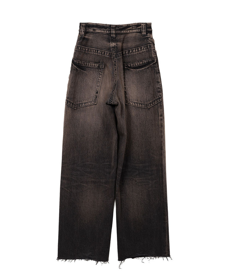 Amateur Sewn Like Wide Denim Pants 18