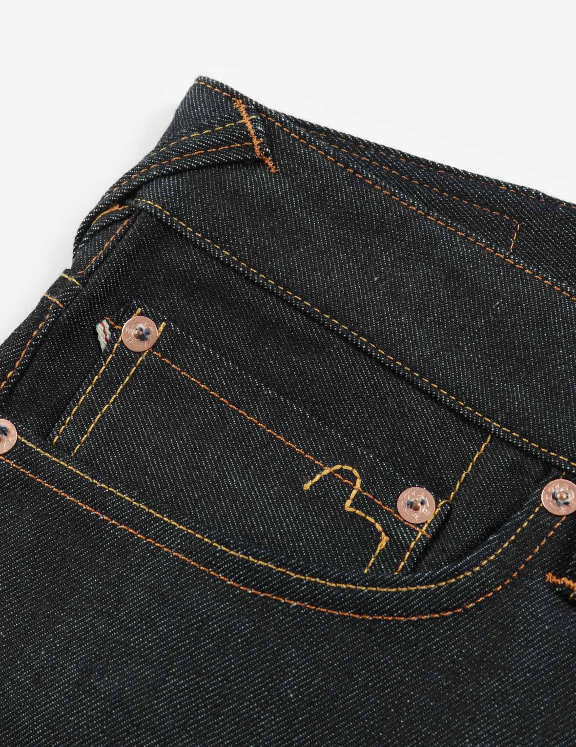 EAGLE-PATTERN DAICOCK EMBROIDERY SLIM-FIT JEANS #2010 - 7