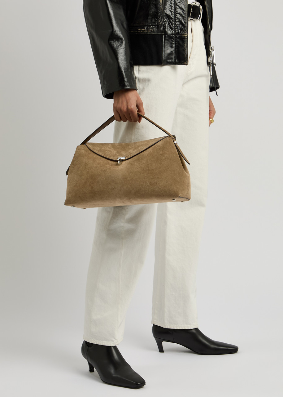Toteme T-Lock Suede top Handle bag - 5