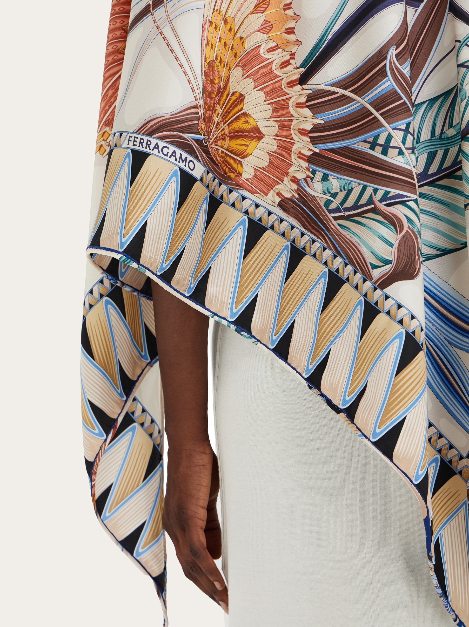Giada print sarong top - 5