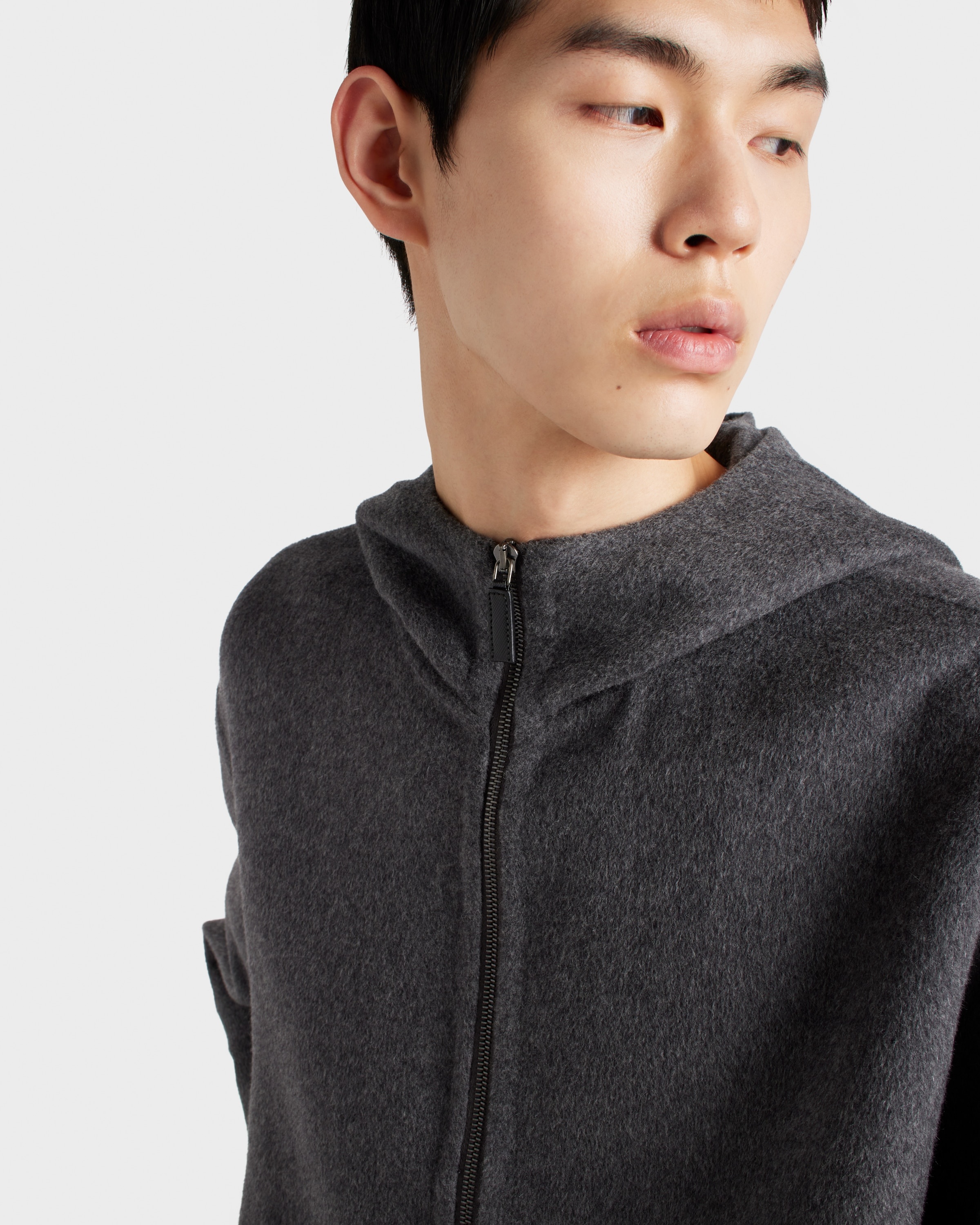 Wool hoodie jacket - 3