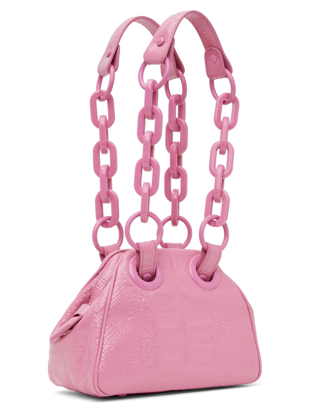 Pink Archive Chain Bag - 3