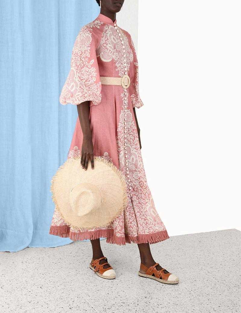 PATTIE FRINGED MIDI DRESS 8