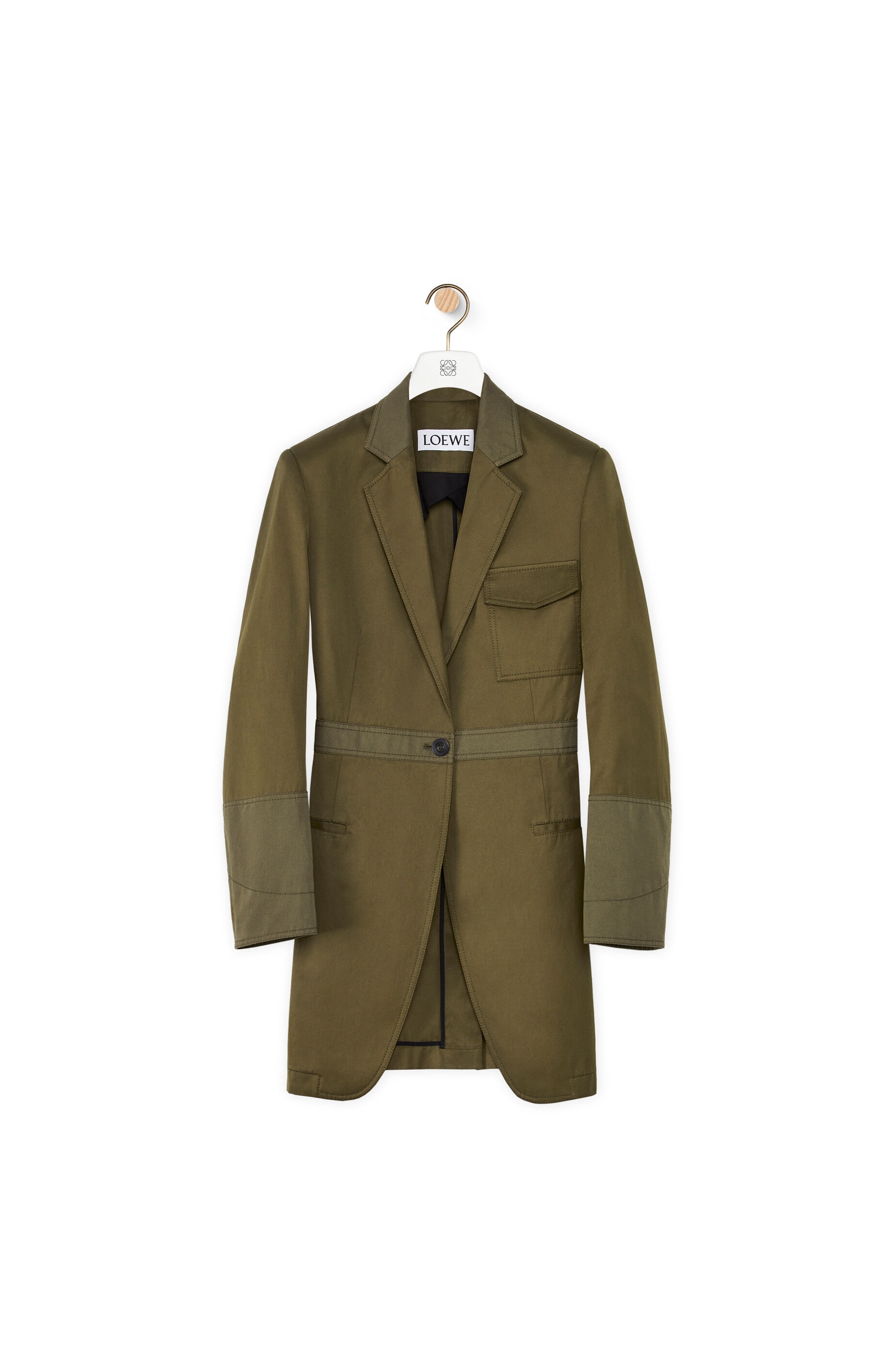 Military jacket in cotton - 1
