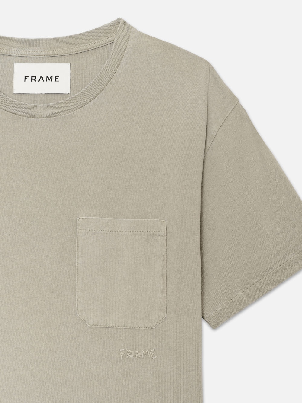 Vintage Tee in Vintage Smoke Beige - 2