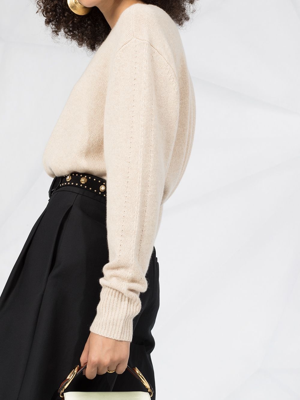 cashmere-mix knit jumper - 5