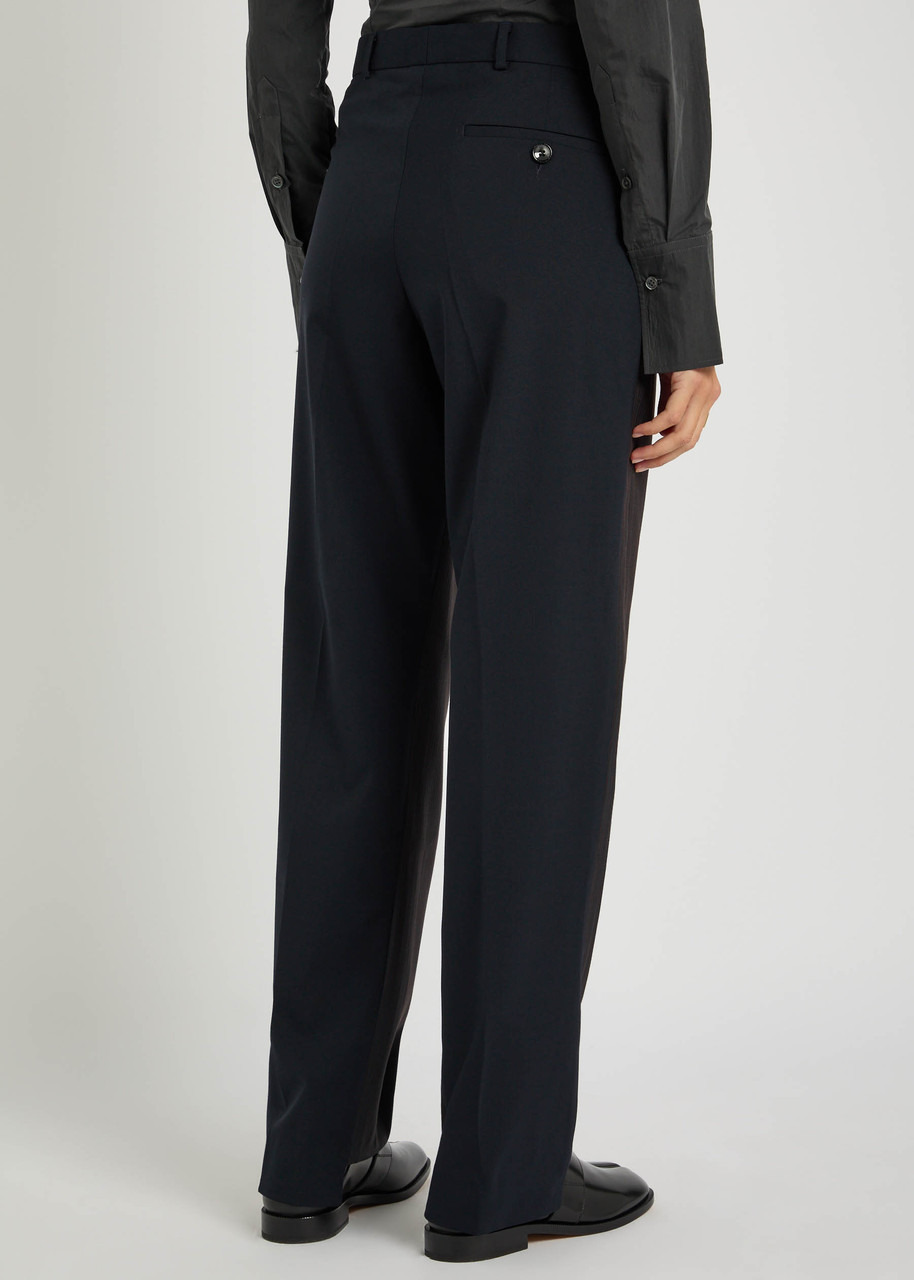 Bettter Sliced Straight-leg Wool-blend Trousers - 3