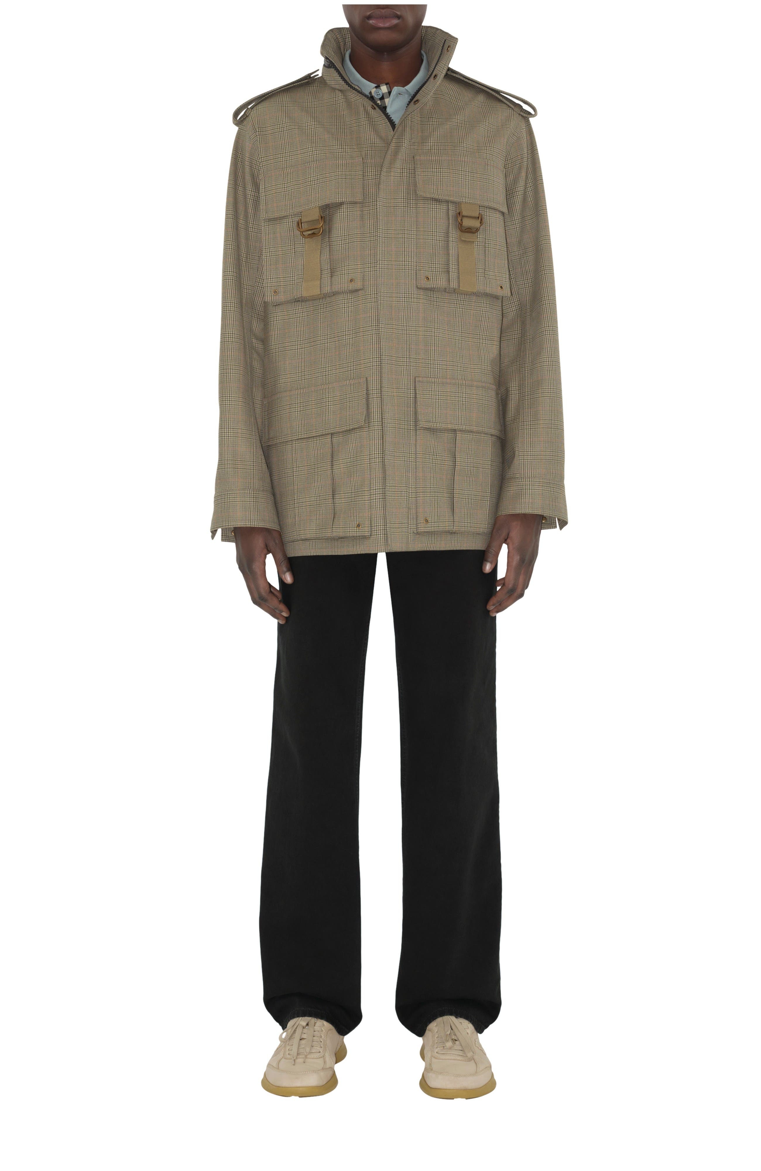burberry Bonded Wool Field Jacket in Loch/bliss at Nordstrom - 1