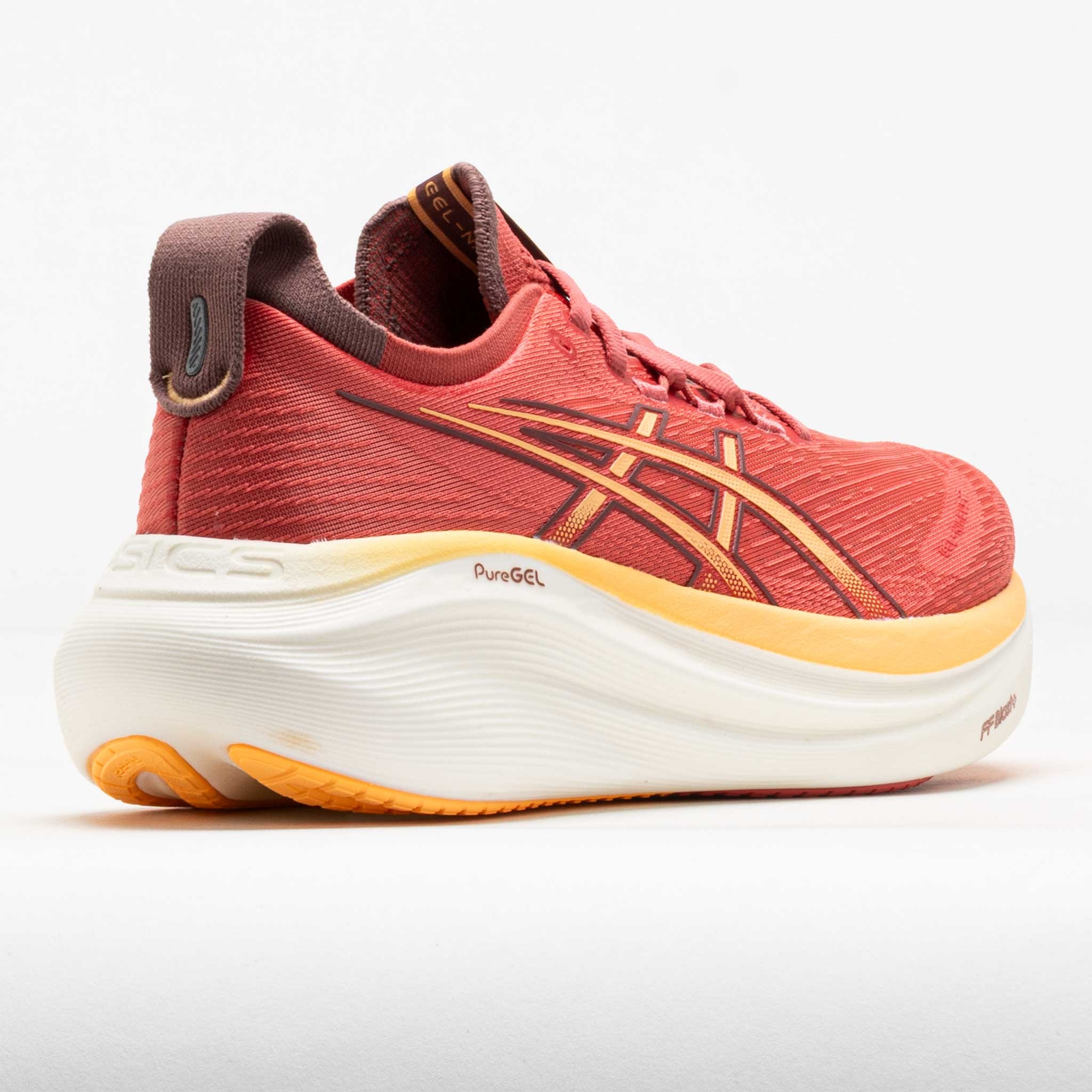 ASICS GEL-Nimbus 27 Women's Dark Pink Clay/Orange Glow - 6