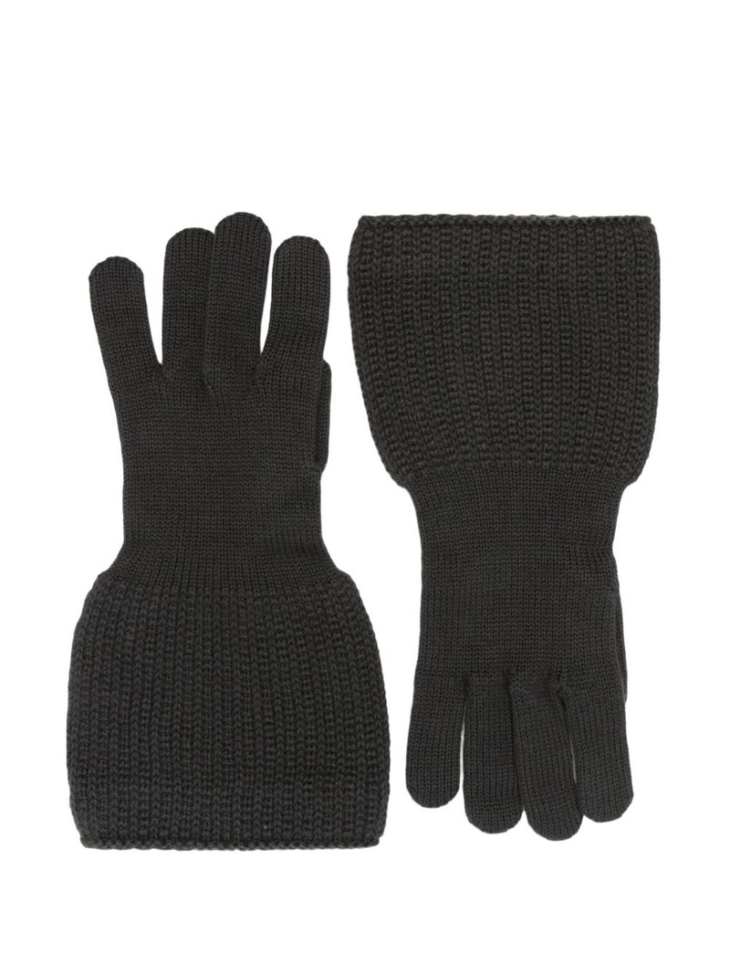 ribbed knit gloves 1