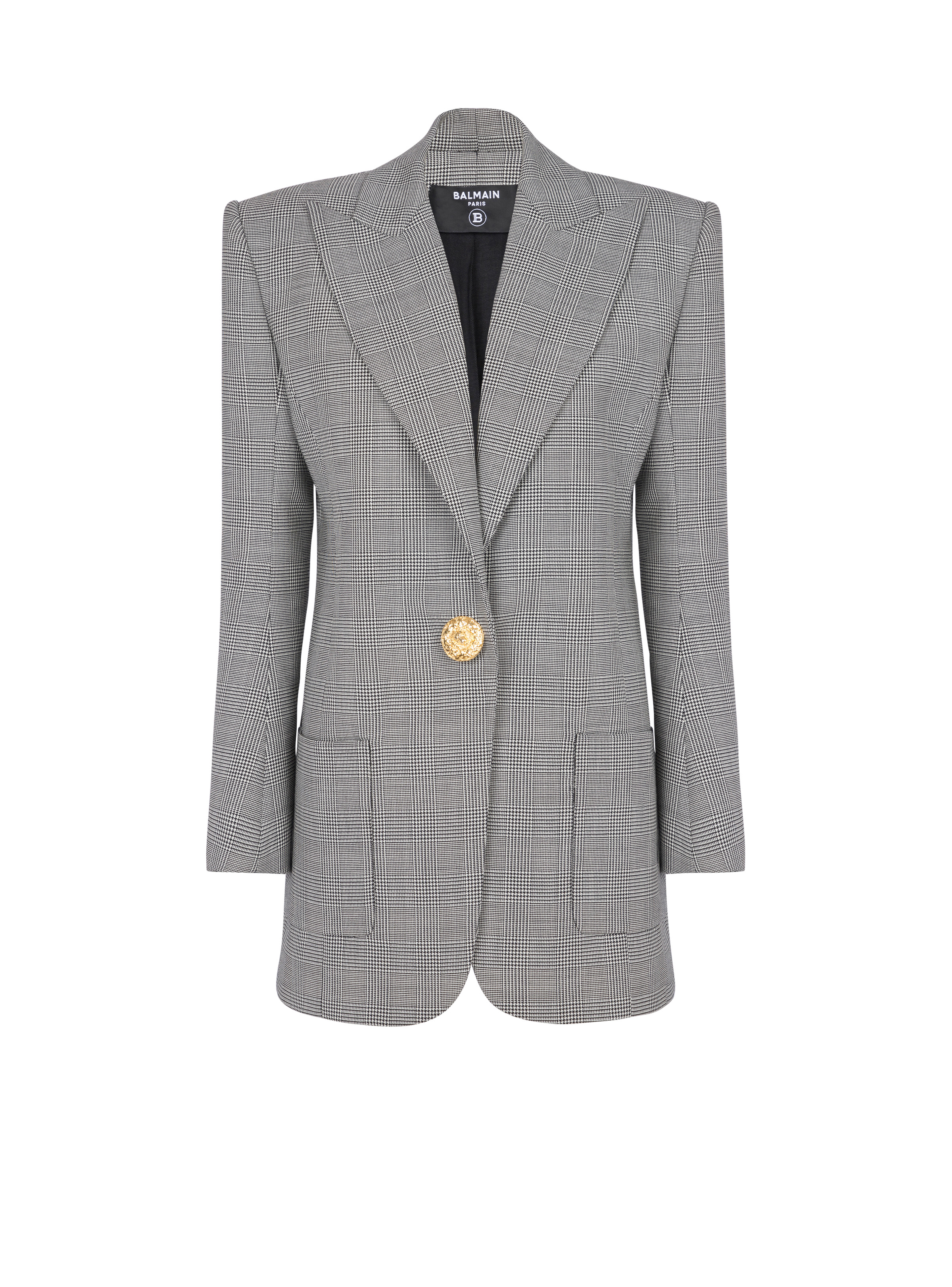 1-button wool jacket - 1