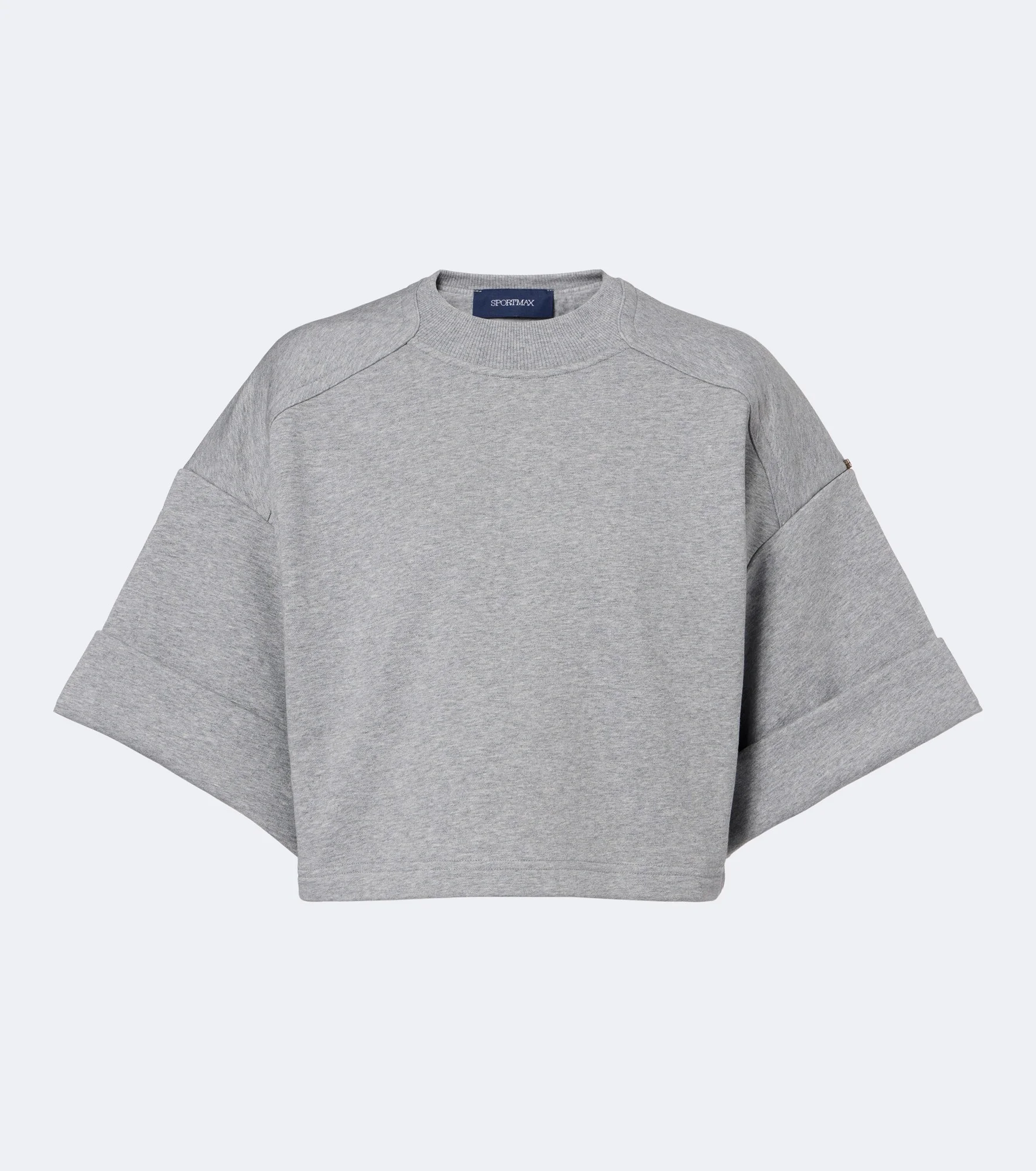 Cotton-blend jersey sweatshirt - 1
