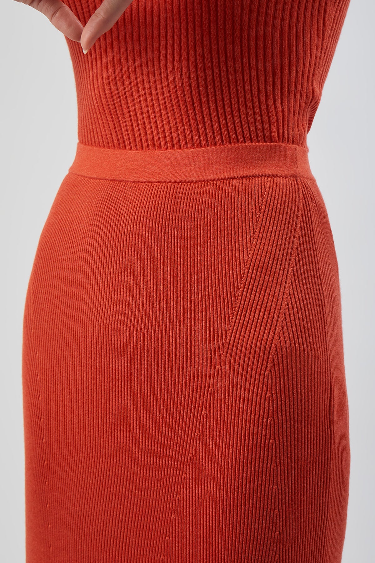 Epper Skirt in Silk Cashmere - 5