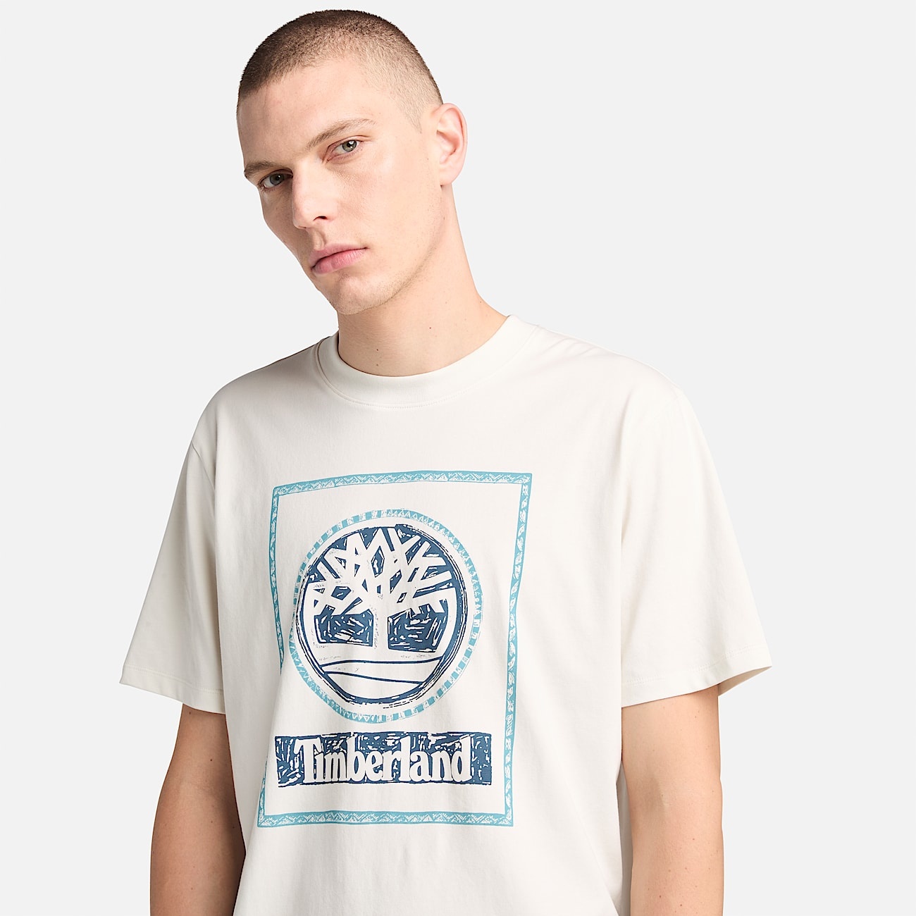 Men's Front Seasonal Stack Logo T-Shirt - 4