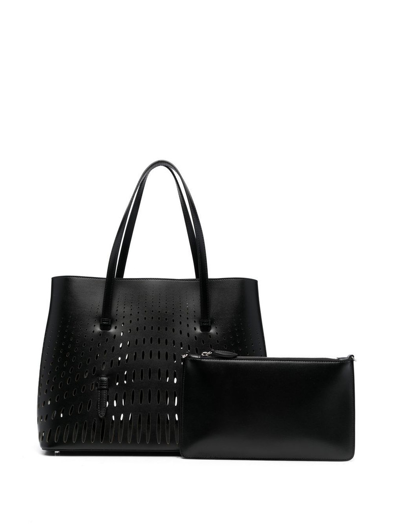 Mina laser-cut tote bag 1