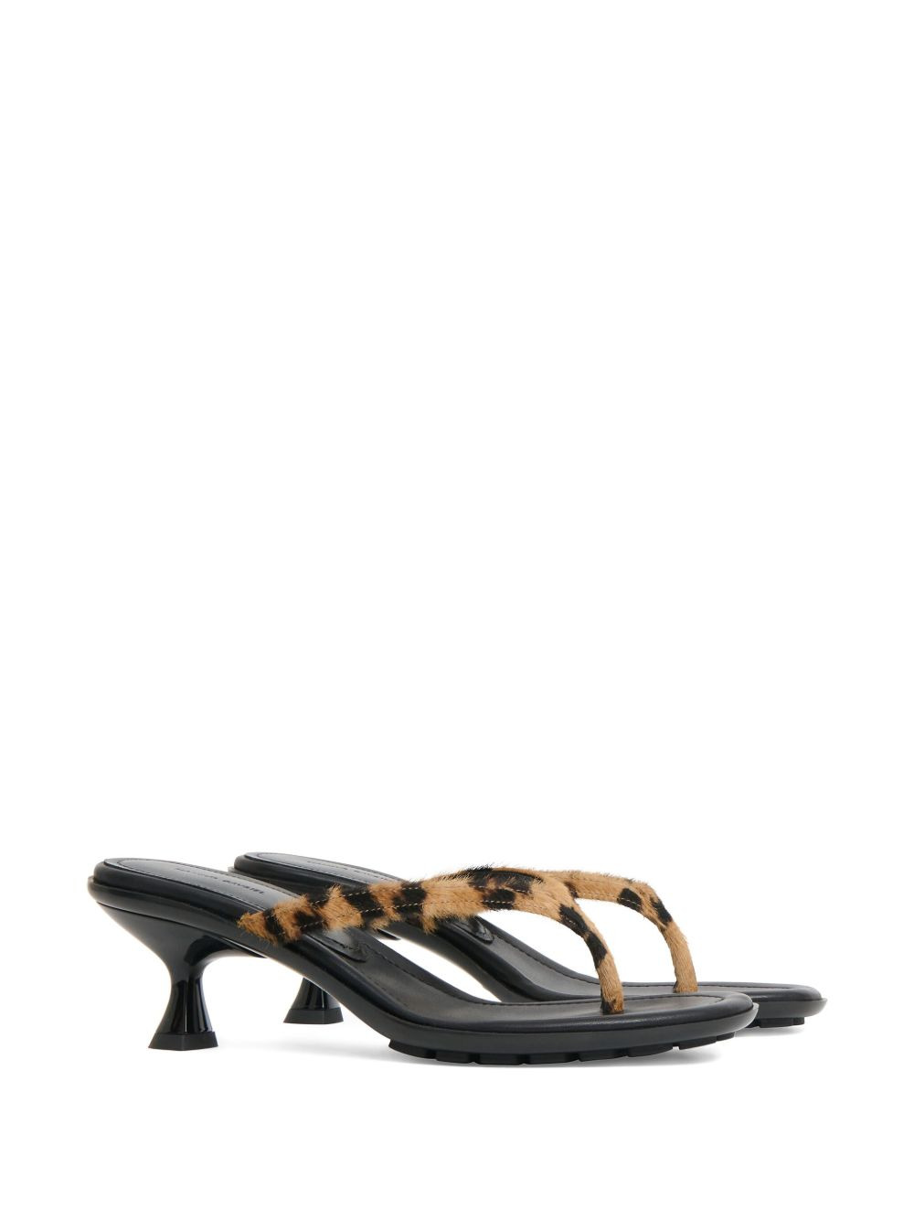 50mm Mari leopard-print sandals - 2