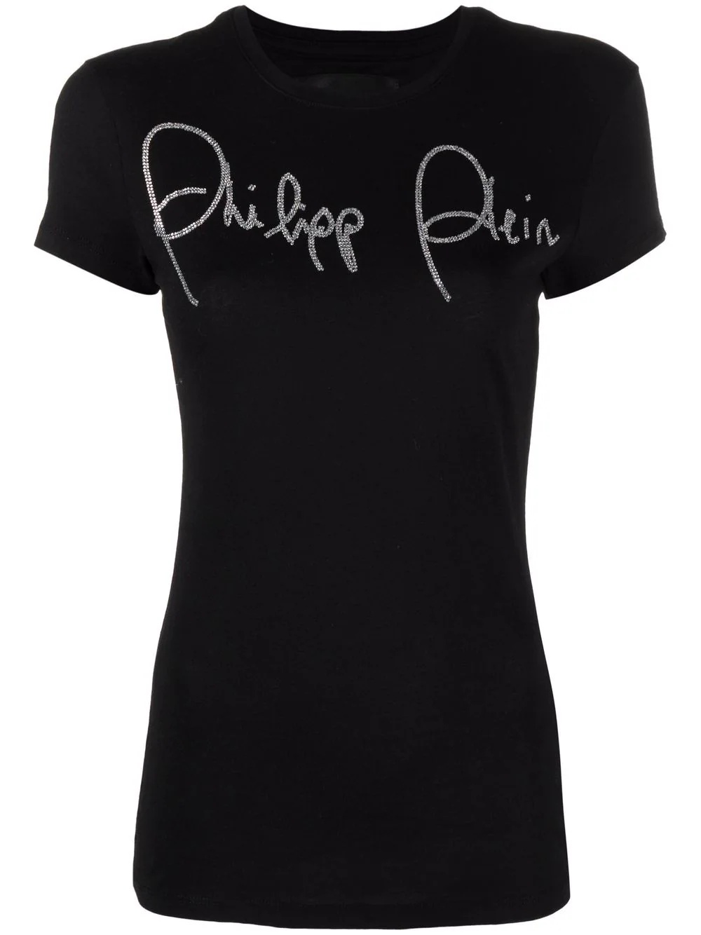 crystal-embellished short-sleeved T-shirt - 1