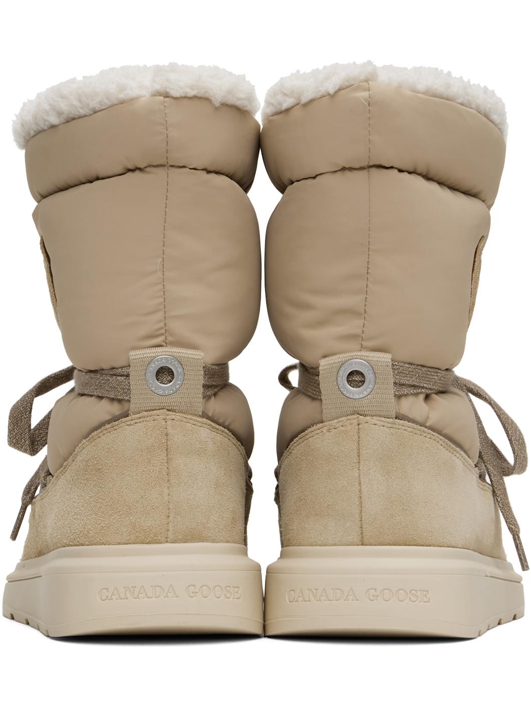 Tan Demma Puffer Boots - 2