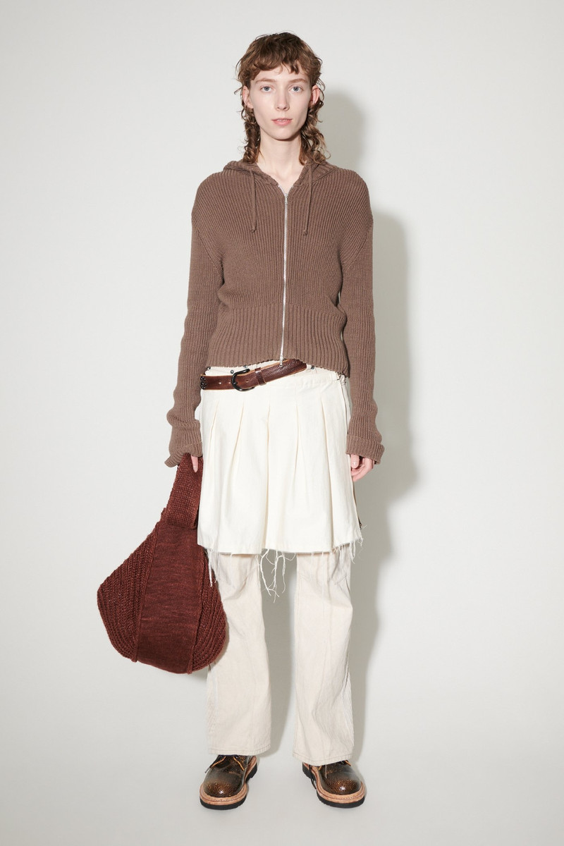 Our Legacy Compact Hood in Tender Bison Cotton Cash outlook