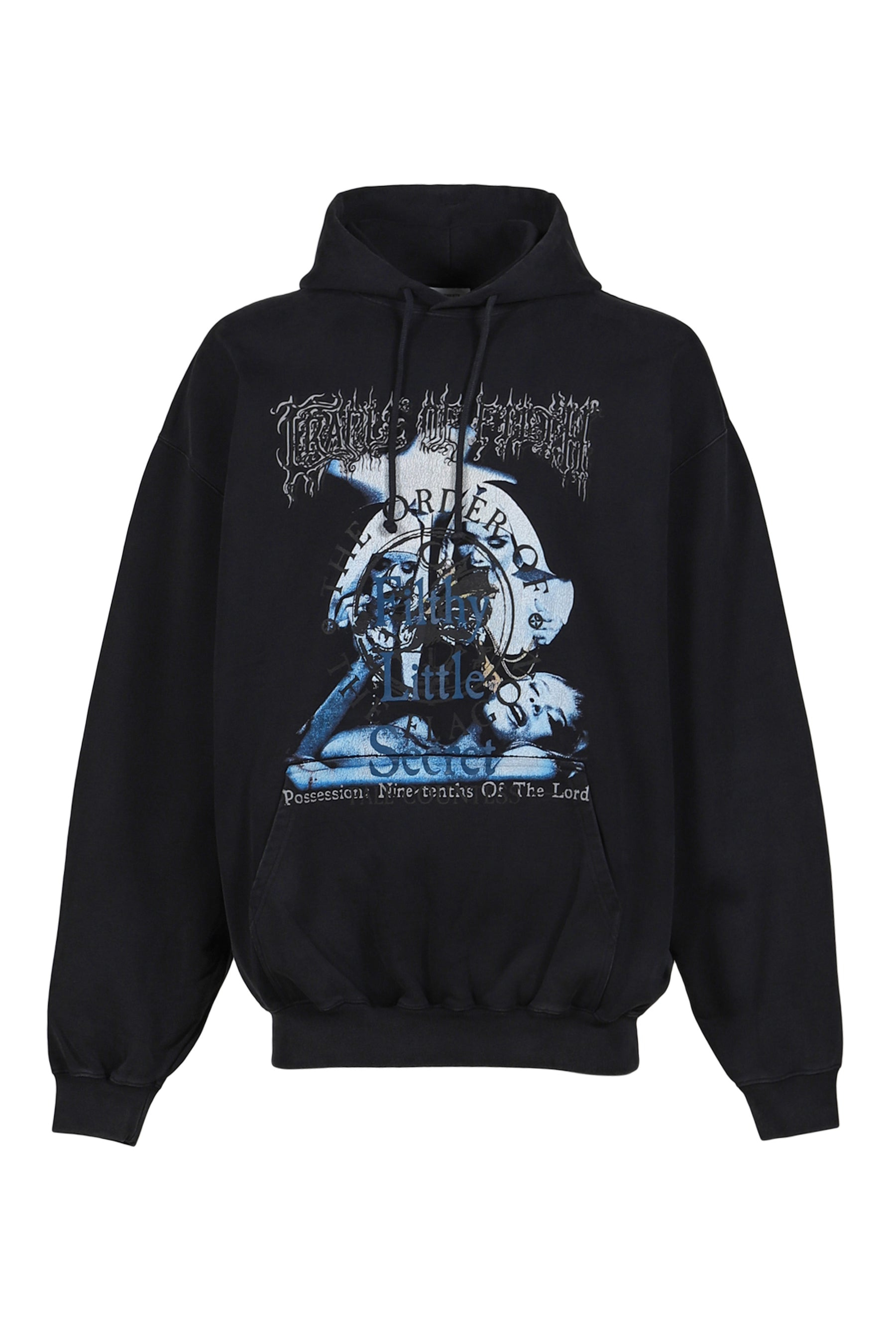 COF FILTHY SECRET OVERSIZED HOODIE / WASHED BLK - 6