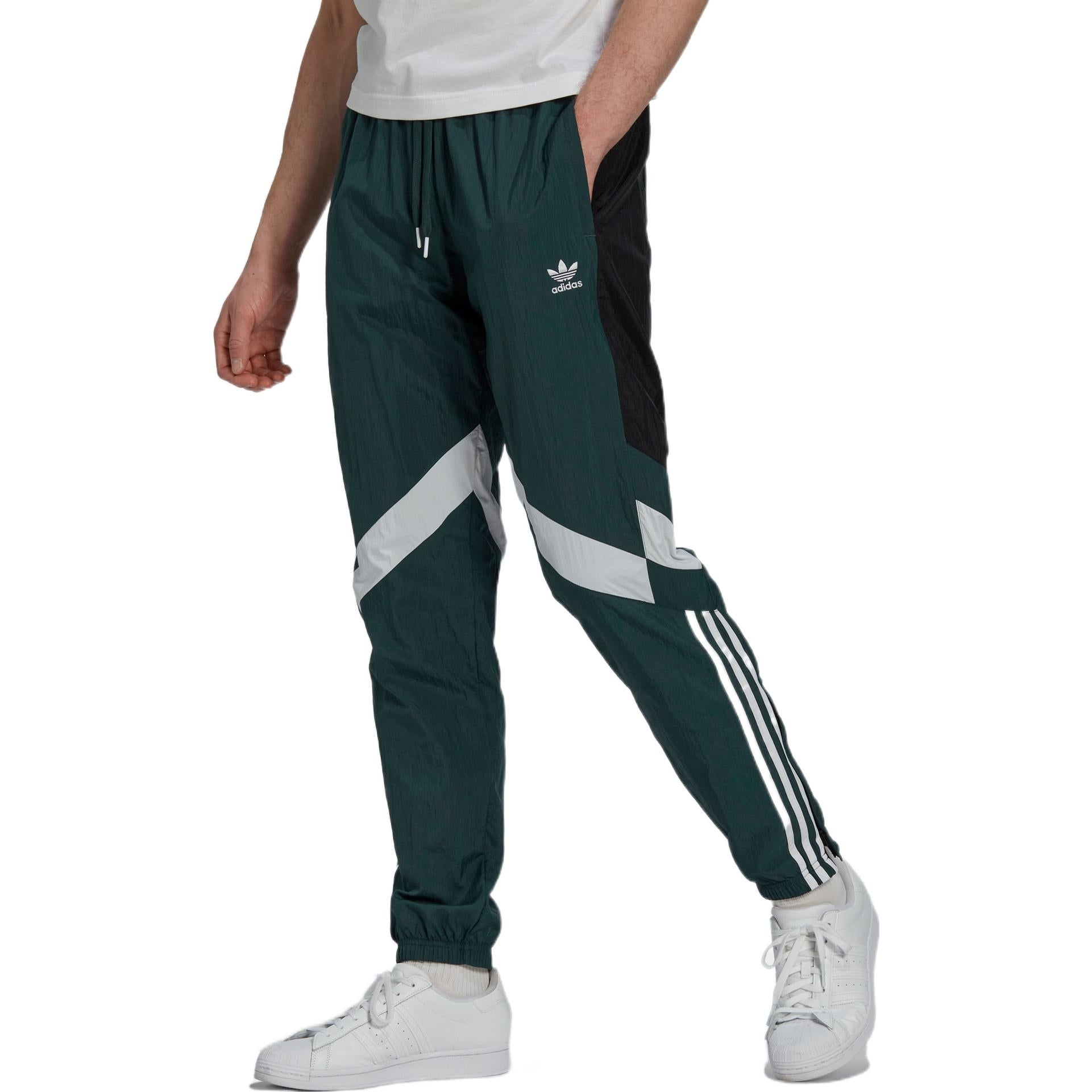 Men's adidas originals Woven Tp Logo Printing Elastic Waistband Drawstring Sports Pants/Trousers/Jog - 2